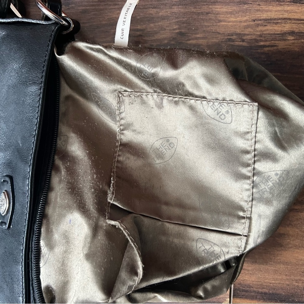 THE TREND Black Leather Convertible Bag – Great Condition - Picture 9 of 10